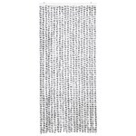 vidaXL Moustiquaire Gris clair et gris foncé 90x220 cm Chenille