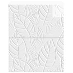 vidaXL Cabinet de chevet mural 2 pièces Blanc brillant