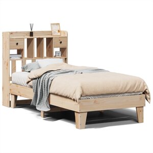 vidaXL Cadre de lit sans matelas 90x190 cm bois de pin massif