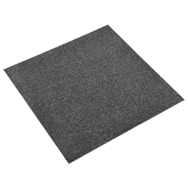 vidaXL Tapis 20 Pièces Anthracite 50 x 50 cm 100  Polypropylène