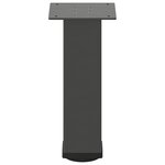 vidaXL Pieds de table basse 4 pièces Anthracite 42-44 cm Acier