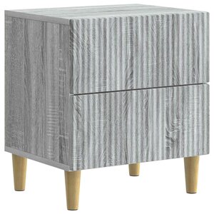 vidaXL Cabinet de chevet Sonoma gris 43 x 34 5 x 48 cm
