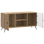 vidaXL Meuble TV 102 x 34 5 x 50 cm Chêne artisanal Bois d'ingénierie