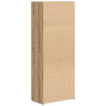 vidaXL Highboard en chêne artisan 60 x 32 x 153 cm en bois d'ingénierie