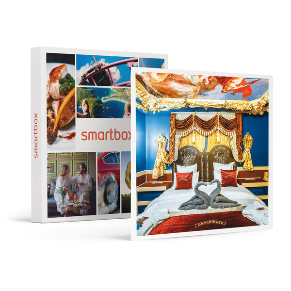 SMARTBOX - Coffret Cadeau 2 jours de rêve en hôtel 5* avec dîner champagne roses et entrée au Pirates World du Cap d'Agde - Séjour