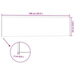 vidaXL Panneaux muraux 3D 14 Pièces blanc et rouge 100x25 cm EPS