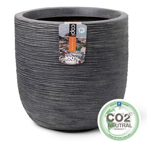 Capi Pot à fleurs Waste Rib 43x41 cm Gris