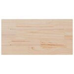 vidaXL Dessus de table 2 Pièces 90x45x1 7cm rectangulaire bois pin massif