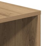 vidaXL Meuble TV chêne artisanal 130x35x50 cm bois d'ingénierie