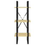 vidaXL Bibliothèque à 3 niveaux 40x30x105 cm Bois de pin massif
