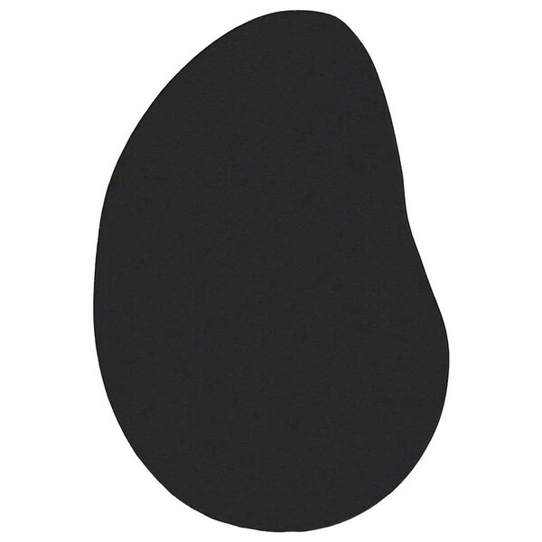 vidaXL Tapis Noir 160 x 230 cm Polyester