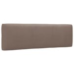 Canapé palette 2 places avec coussins 110 x 65 x 55 cm pin imprégné de gris 02_0013254