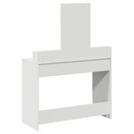 vidaXL Table de Toilette Blanc 100 x 41 x 140 cm Bois d'ingénierie