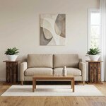 vidaXL Support de Plante 2 pc Bois ancien 30 5 x 30 x 43 cm