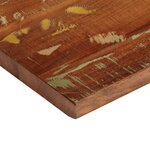 vidaXL Dessus de table 140x20x2 5cm rectangulaire bois massif récupéré