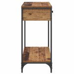 vidaXL Table console Bois Ancien 75 x 34 5 x 75 cm Bois d'ingénierie