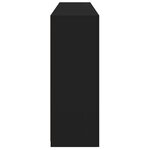 vidaXL Buffets avec lumières LED 3 Pièces noir bois d'ingénierie