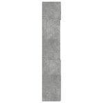 vidaXL Armoire de rangement gris béton 70x42 5x225cm bois d'ingénierie