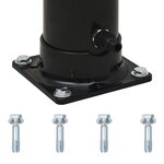 vidaXL Douche solaire Noir 220 cm 20 L