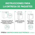 Boîte à colis en acier Bigpack Base EP2104E code  gros colis  47 x 46 x 24 cm  Noir