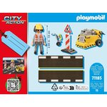 PLAYMOBIL 71185 - City Action Ouvrier avec scie de sol