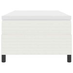 vidaXL Lit à ressorts Crème et Blanc 90 x 190 cm