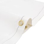 vidaXL Bâche blanc 1 5x2 m 650 g/m²