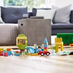 Lego 10914 duplo la boîte de briques deluxe  jeu de construction avec rangement  jouet éducatif pour bébés de 1 an et demi