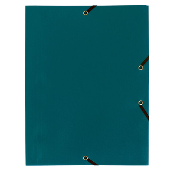 Chemise à élastique 3 rabats Polypropylène 4/10e Opaque Eco Vert EXACOMPTA