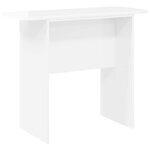 vidaXL Table console Blanc brillant 93 x 40 x 75 cm Bois d'ingénierie