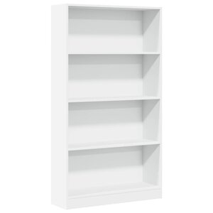 vidaXL Bibliothèque blanc 80x24x143 cm bois d'ingénierie