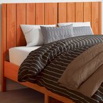 vidaXL Tête de lit cire marron 135 cm bois massif de pin