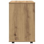 vidaXL Armoire roulante chêne artisanal 46x36x59 cm bois d'ingénierie