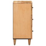 vidaXL Armoires de rangement avec tiroir Marron 40 x 33 5 x 75 cm