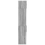 vidaXL Armoire de rangement mince sonoma gris 40x42 5x225 cm