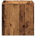 vidaXL Tables d'appoint 3 Pièces vieux bois bois d'ingénierie