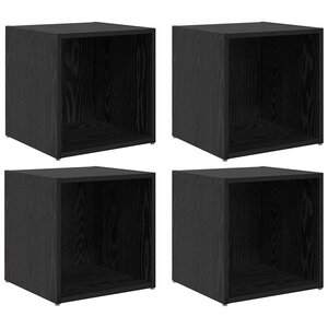 vidaXL Meuble TV Noir
