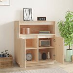 vidaXL Buffet 70x34x80 cm Bois massif de pin