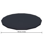 Bestway Couverture de piscine Flowclear 488 cm