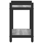 vidaXL Bibliothèque Sonoma gris 40 x 30 x 48.5 cm Bois d'ingénierie