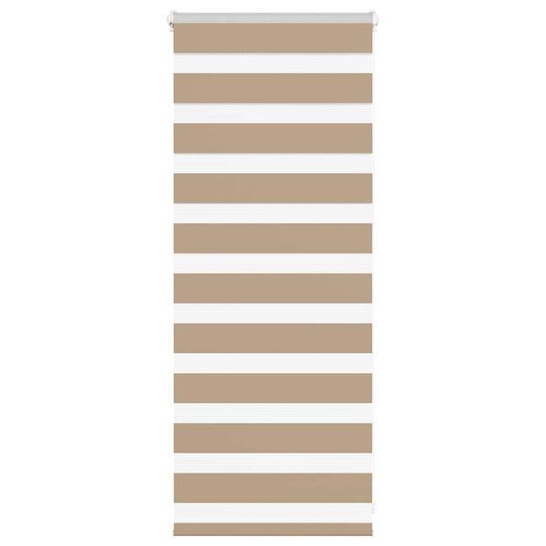 vidaXL Store zèbre marron sable largeur du tissu 60 9 cm polyester