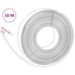 vidaXL Bordures de jardin 3 Pièces marron 10 m 10 cm polyéthylène
