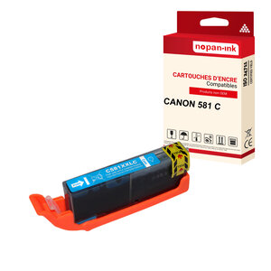 Nopan-ink - x1 cartouche canon 581 xl 581xl compatible