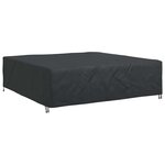 vidaXL Housse pour mobilier d'extérieur Noir 275 x 275 x 70 cm 210D