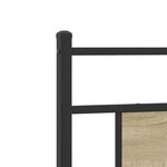 vidaXL Cadre de lit sans matelas chêne sonoma 107x203 cm