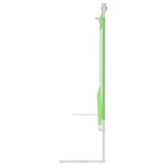 vidaXL Barrière de sécurité de lit d'enfant Vert 150x25 cm Tissu