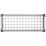 vidaXL Jardinière surélevée Gris 75 x 30 x 22 cm WPC et Aluminium
