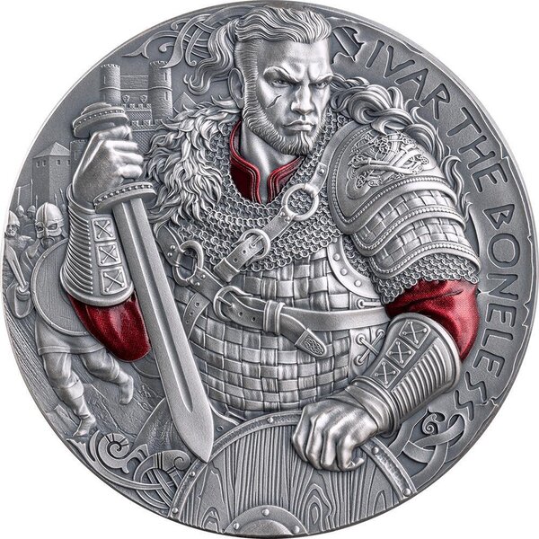 Monnaie IVAR THE BONELESS Way To Valhalla 2 Oz Argent 2000 Francs Cameroon 2026