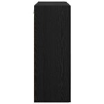 vidaXL Armoires Murailles 2 Pièces Chêne noir 69 5 x 34 x 90 cm
