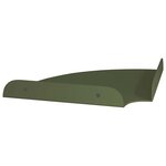 vidaXL Étagère Flottante d'Angle 2 pc Vert olive 18 x 18 x 2 cm